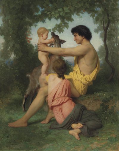 Idillio Antica Famiglia da William Adolphe Bouguereau